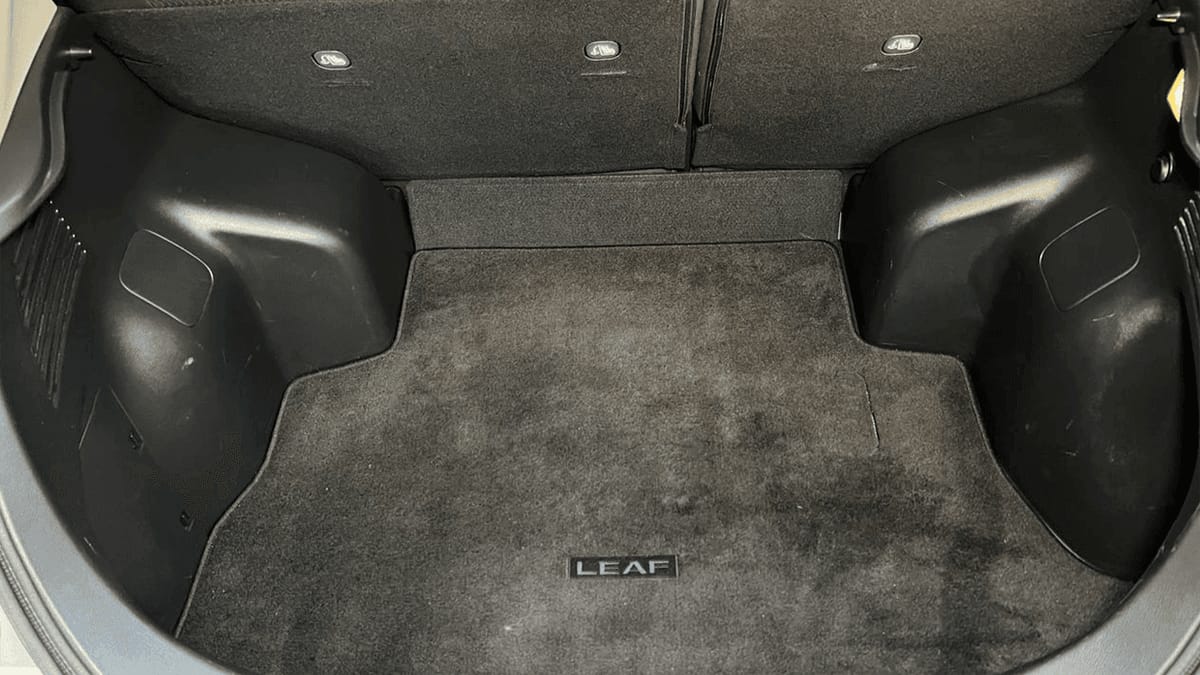 Cargo area cleaned — after