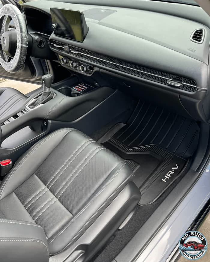 Clean interior of a Honda detailed by Mr. Suds