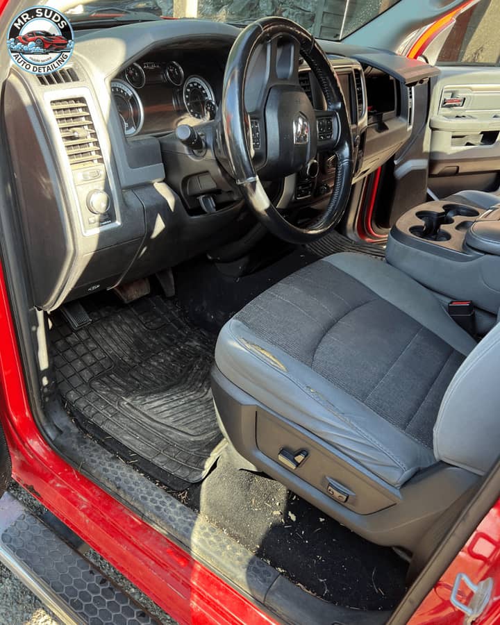 Full Detailing & Interior Deep Clean for a Dodge Ram in Shawnigan Lake — Mr. Suds mobile detailing