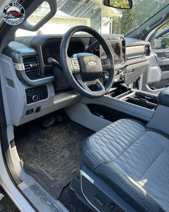 Ford F-350 Mobile Detailing in Shawnigan Lake — Interior & Exterior Service — Mr. Suds mobile detailing